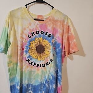 Tye Dye Happiness Tee Shirt